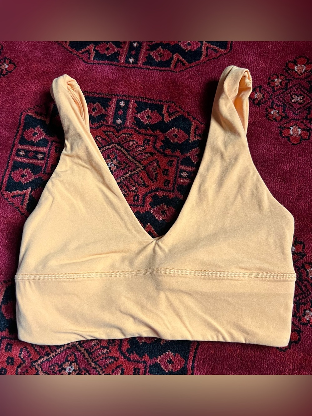 lululemon athletica Align VNeck Orange Sports Bra